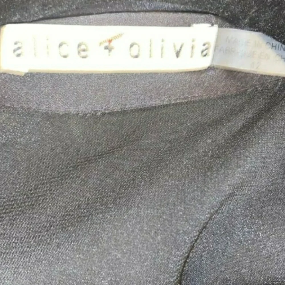 Alice+Olivia Raja V Neck Mini Shirt Dress - Picture 15 of 15